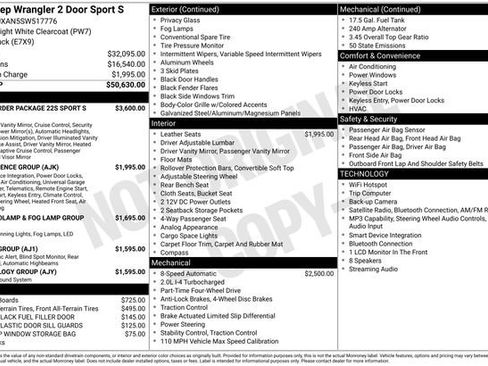 Used 2025 Jeep Wrangler Sport image 31