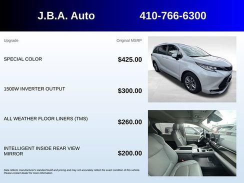Used 2024 Toyota Sienna Limited AWD/4WD image 5