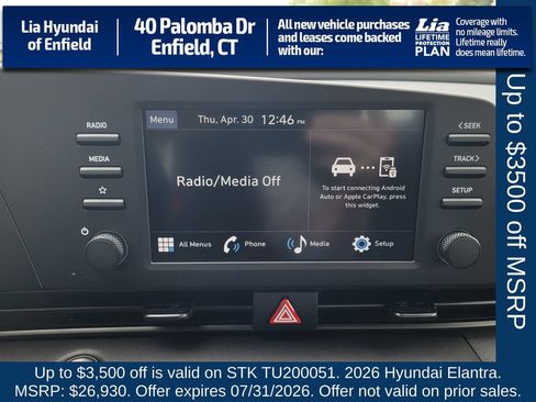 New 2026 Hyundai Elantra SEL Sport Premium FWD image 18