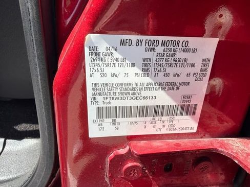 Used 2016 Ford F350 Lariat w/ Lariat Ultimate Package AWD/4WD image 3
