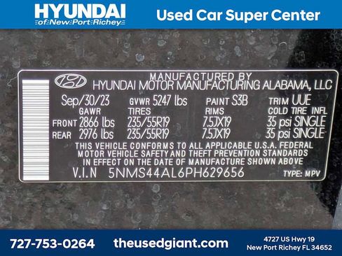 Certified 2023 Hyundai Santa Fe Limited image 47