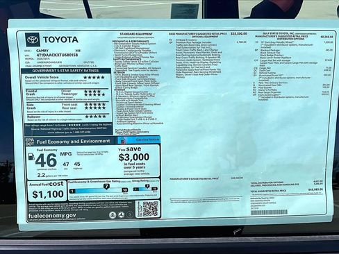 New 2026 Toyota Camry XSE image 20