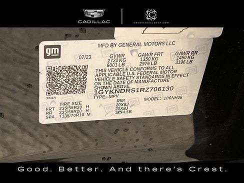 Certified 2024 Cadillac XT5 Premium Luxury w/ LPO, Floor Liner Package image 33