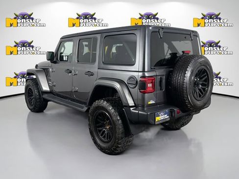 Used 2021 Jeep Wrangler Unlimited Sahara w/ Uconnect 4C Nav & Sound Group AWD/4WD image 7
