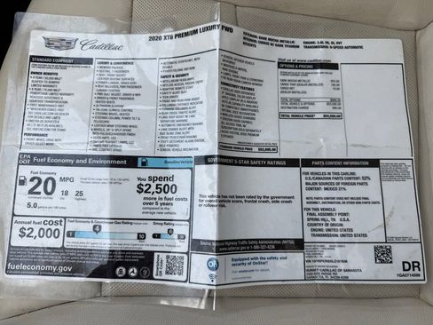 Used 2020 Cadillac XT6 Premium Luxury image 18