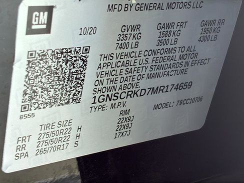 Used 2021 Chevrolet Tahoe RST w/ Luxury Package RWD image 39