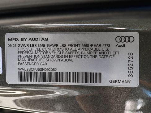 New 2025 Audi A5 2.0T Premium Plus image 39