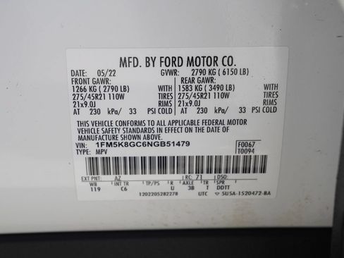Used 2022 Ford Explorer ST w/ Equipment Group 401A AWD/4WD image 40