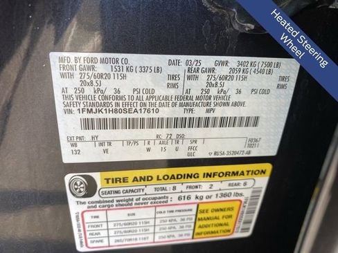 Certified 2025 Ford Expedition Max Active RWD image 40