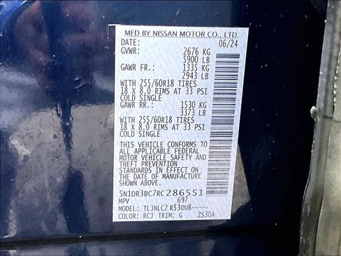 Certified 2024 Nissan Pathfinder SV image 35