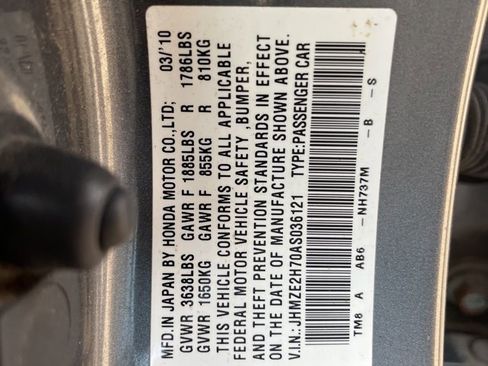 Used 2010 Honda Insight EX image 71