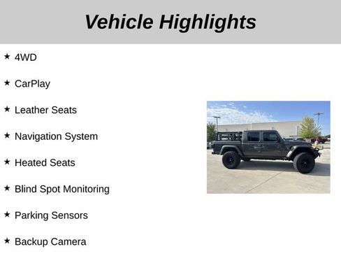 Used 2022 Jeep Gladiator Rubicon w/ Trailer Tow Package AWD/4WD image 5