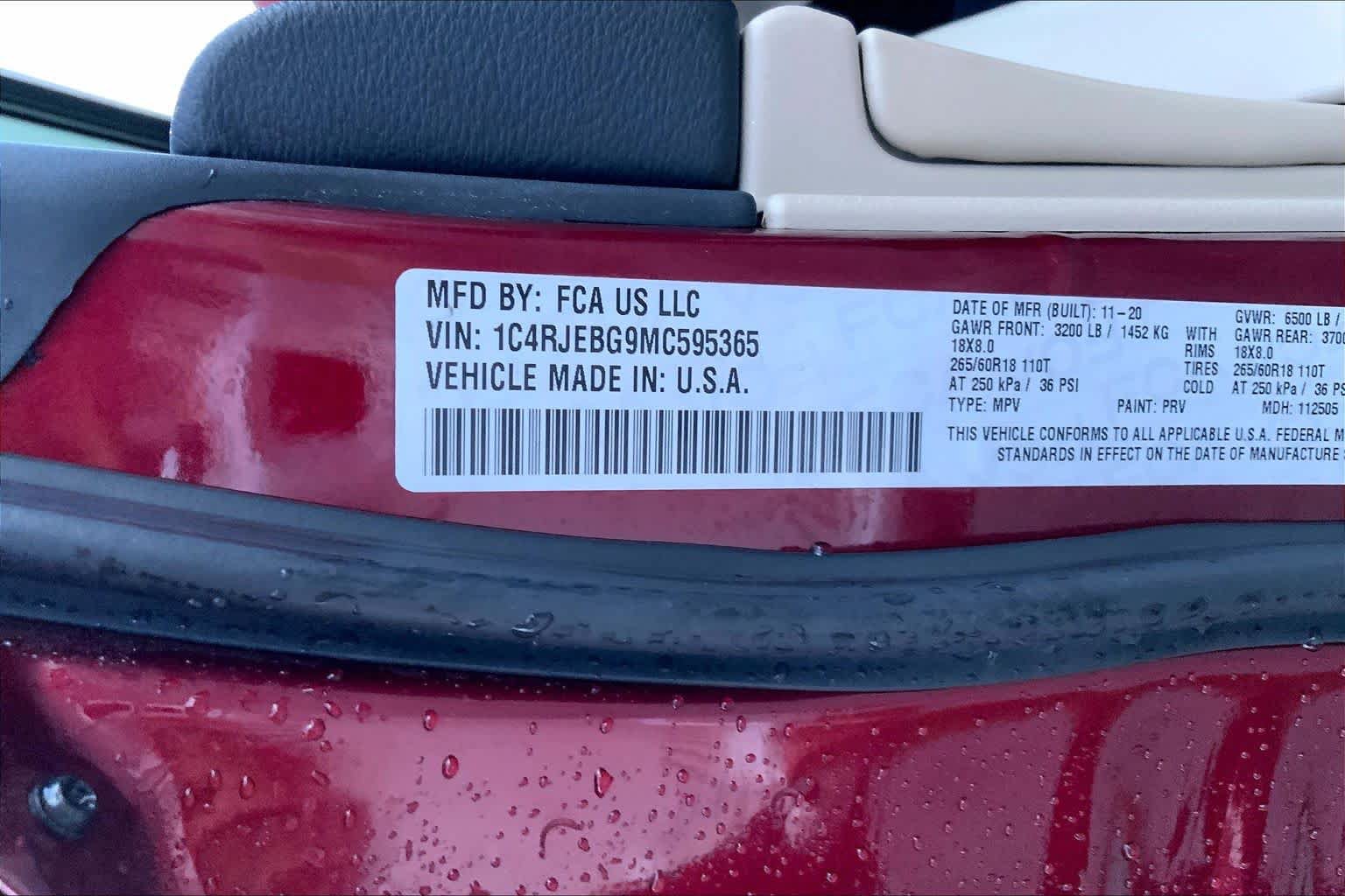 Used 2021 Jeep Grand Cherokee Limited RWD image 29