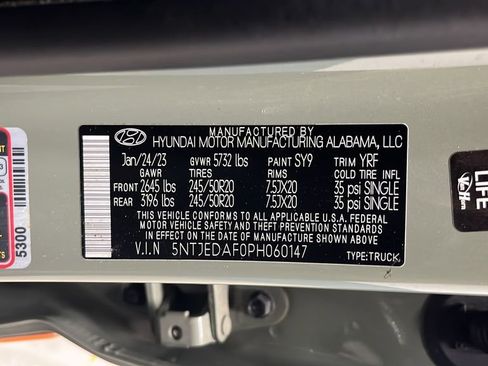 Used 2023 Hyundai Santa Cruz Limited AWD/4WD image 31