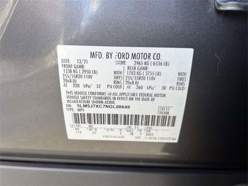 Used 2022 Lincoln Aviator Reserve w/ Elements Package Plus image 20