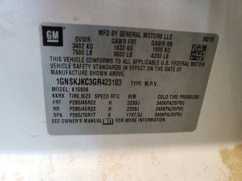 Used 2016 Chevrolet Suburban LTZ image 16