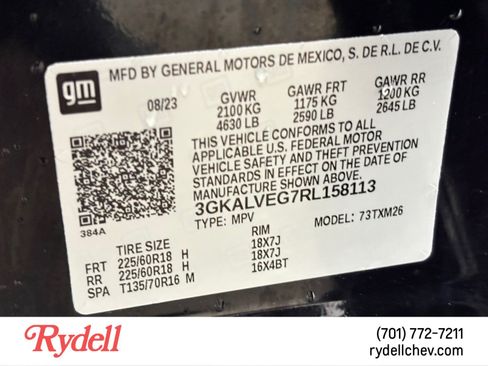 Used 2024 GMC Terrain SLT w/ Tech Package AWD/4WD image 22