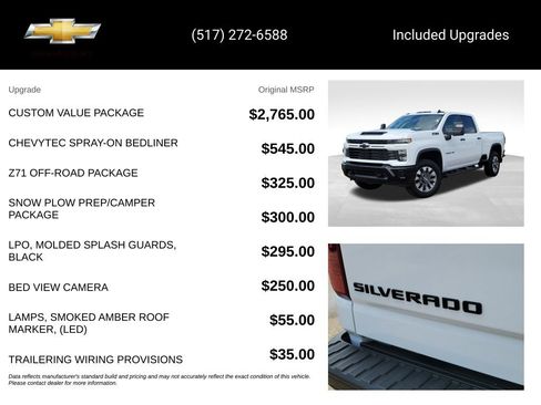 Used 2024 Chevrolet Silverado 2500 Custom w/ Custom Value Package AWD/4WD image 15