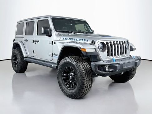 Used 2021 Jeep Wrangler Unlimited Rubicon 4xe w/ Steel Bumper Group AWD/4WD image 4