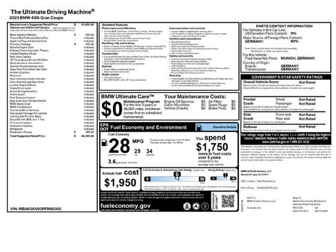 Used 2023 BMW 430i Gran Coupe image 38