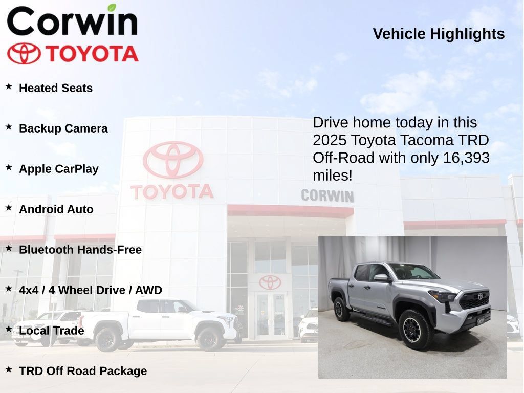 Used 2025 Toyota Tacoma TRD Off-Road AWD/4WD image 7