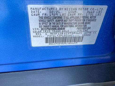 Certified 2021 Nissan Kicks SR FWD image 12