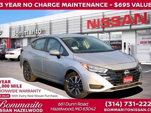 New 2025 Nissan Versa SV w/ Trunk Package image 1