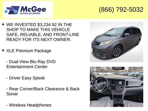 Used 2018 Toyota Sienna XLE Premium image 12