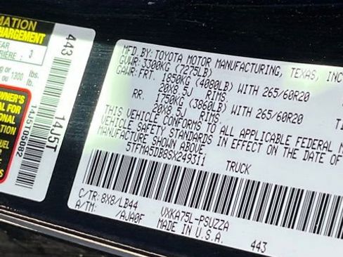 Used 2025 Toyota Tundra 1794 Edition w/ TRD Off-Road Package AWD/4WD image 34