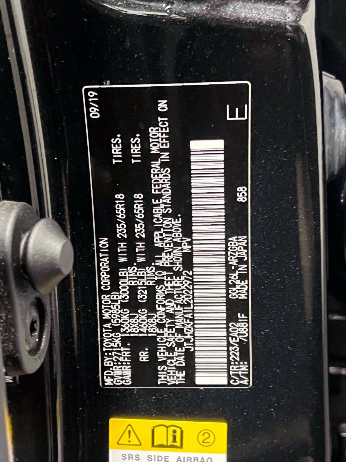 Used 2020 Lexus RX 350L Premium w/ Premium Package AWD/4WD image 36