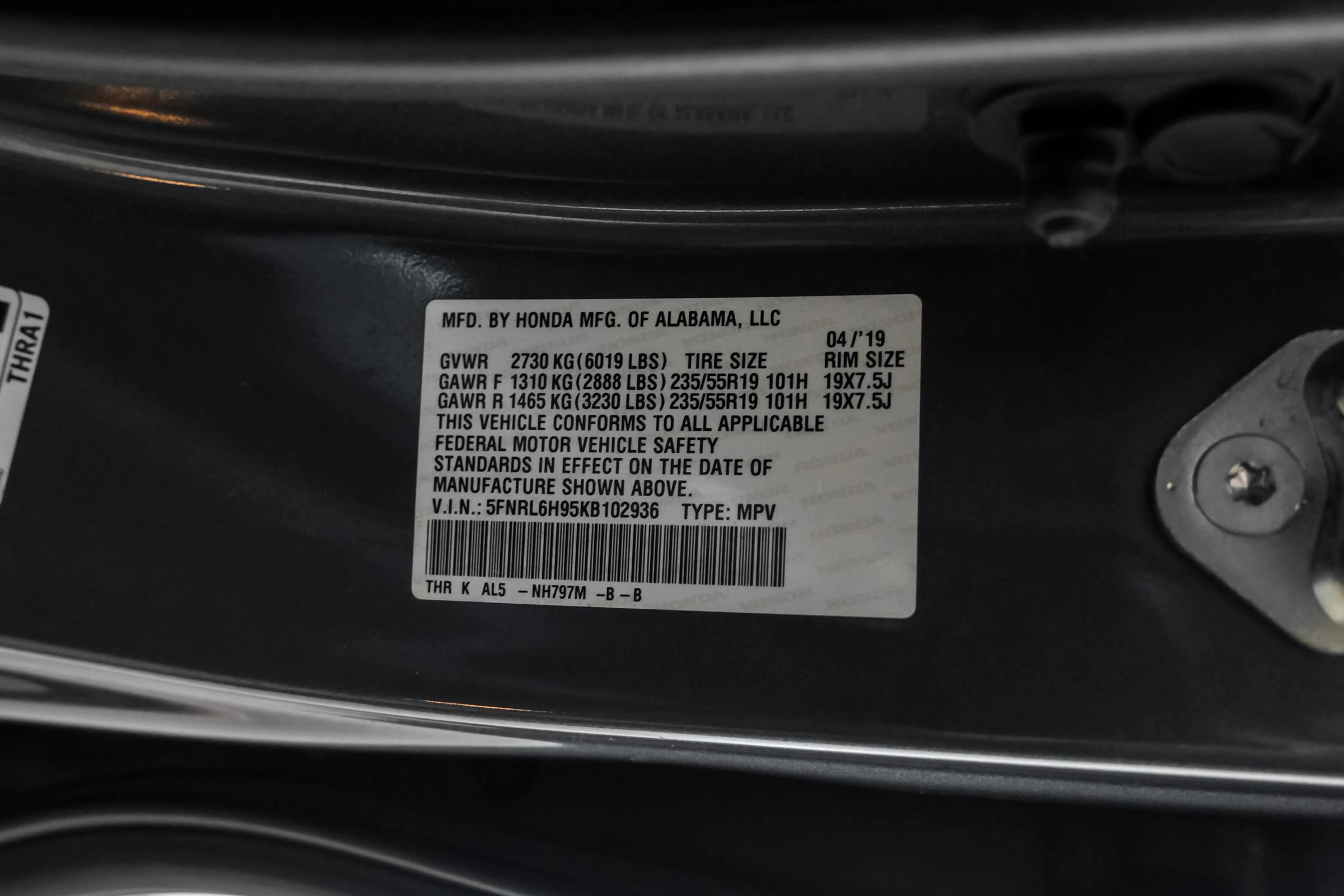 Used 2019 Honda Odyssey Elite image 57