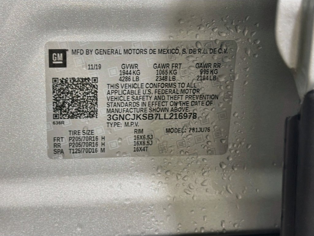 Used 2020 Chevrolet Trax LS w/ Tint and Cruise Package FWD image 32