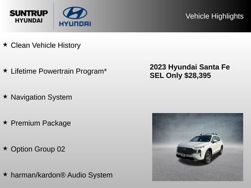 Used 2023 Hyundai Santa Fe SEL w/ Premium Package AWD/4WD image 8