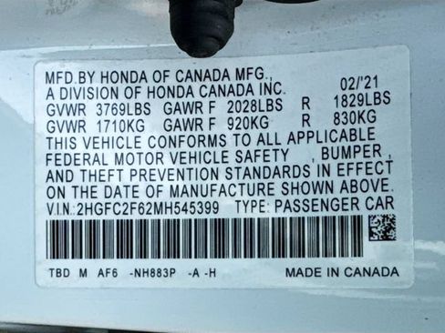 Used 2021 Honda Civic LX image 35
