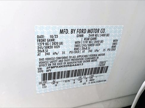 Used 2024 Ford Edge Titanium w/ Titanium Elite Package AWD/4WD image 34
