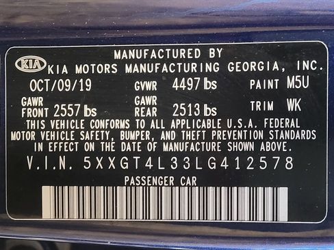 Used 2020 Kia Optima LX FWD image 33