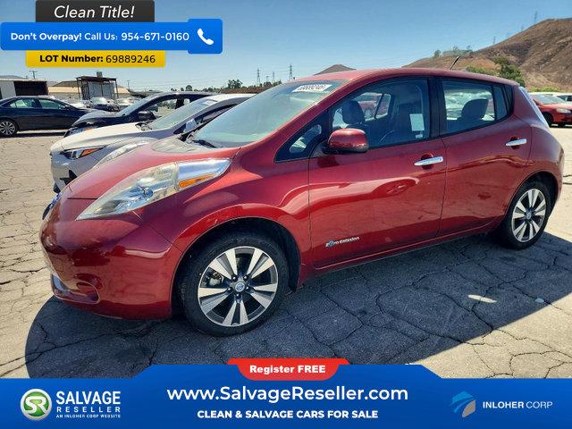 Used 2014 Nissan Leaf SL FWD image 1