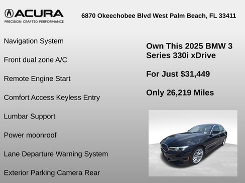 Used 2025 BMW 330i xDrive Sedan AWD/4WD image 6
