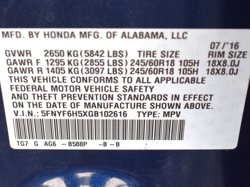 Used 2016 Honda Pilot EX-L image 38