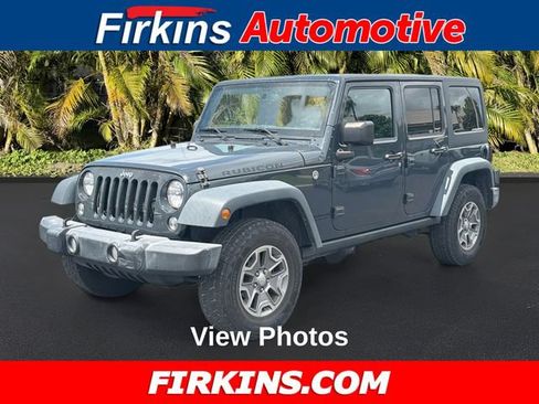 Used 2016 Jeep Wrangler Unlimited Rubicon w/ Connectivity Group AWD/4WD image 1