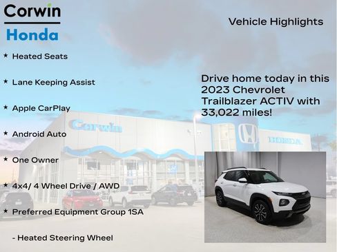 Used 2023 Chevrolet TrailBlazer ACTIV AWD/4WD image 6