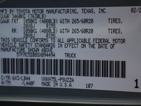 New 2025 Toyota Tundra 1794 Edition image 44