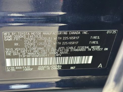 Used 2025 Toyota RAV4 XLE w/ Convenience Package AWD/4WD image 35