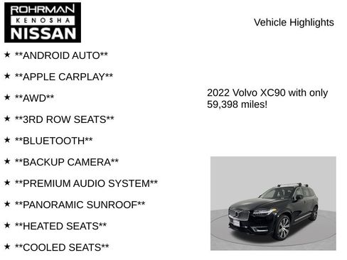 Used 2022 Volvo XC90 T8 Inscription w/ Advanced Package AWD/4WD image 8