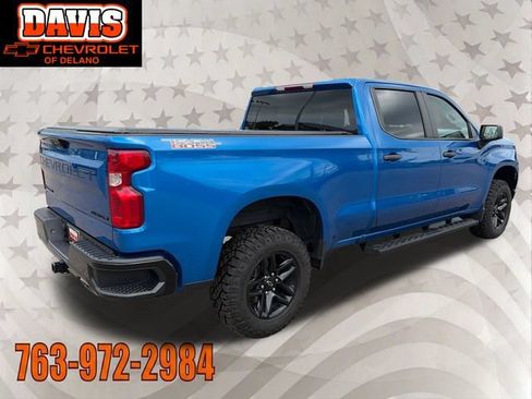 Used 2022 Chevrolet Silverado 1500 Custom Trail Boss w/ LPO, Dark Essentials Package AWD/4WD image 7