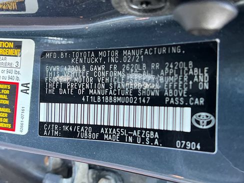 Used 2021 Toyota Avalon XLE w/ Moonroof Package AWD/4WD image 10