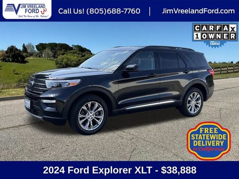 Certified 2024 Ford Explorer XLT w/ Equipment Group 202A AWD/4WD image 1