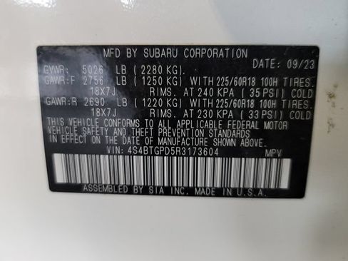 Used 2024 Subaru Outback Touring XT AWD/4WD image 36