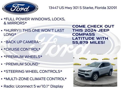 Used 2024 Jeep Compass Latitude AWD/4WD image 12