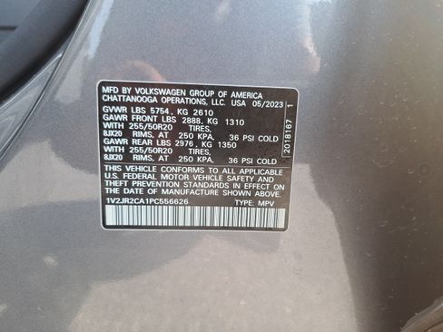 Certified 2023 Volkswagen Atlas SE w/ Panoramic Sunroof Package FWD image 35